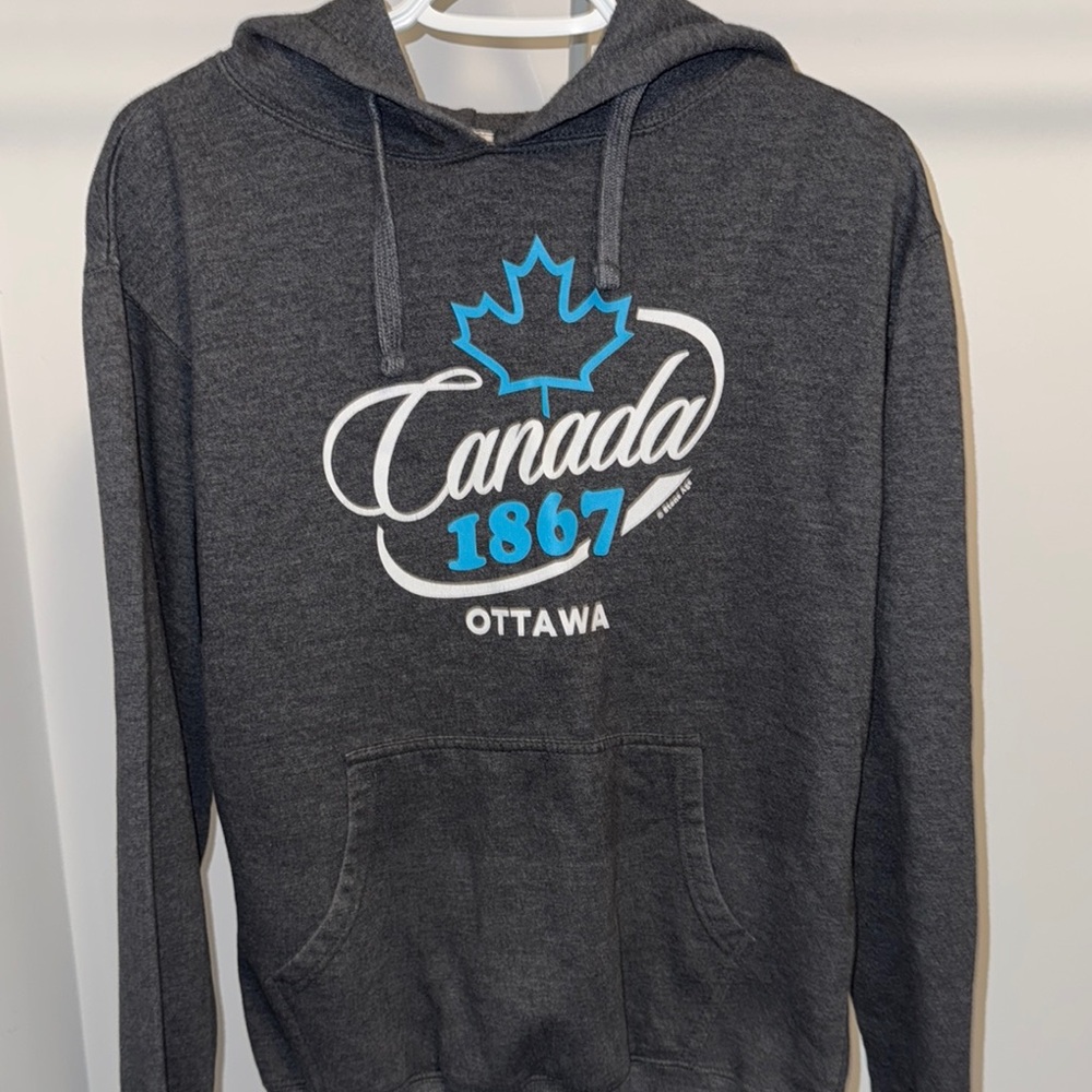 Gray Canada 1867 Ottawa Hoodie